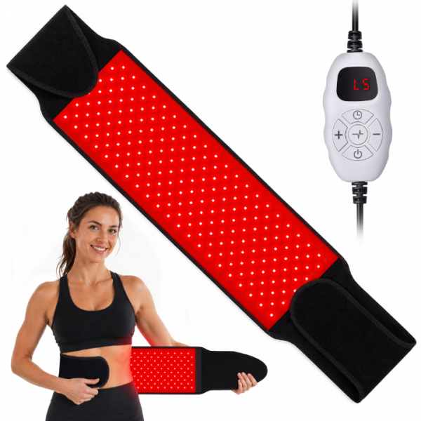 The Mdyonm 210 LEDs Red Light Therapy Belt is engineered for at-home therapeutic pain and muscle discomfort management.